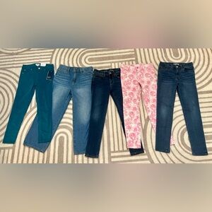✨ Girls Size 10 Jeans/Pants Bundle - Excellent Condition - 5 Pieces